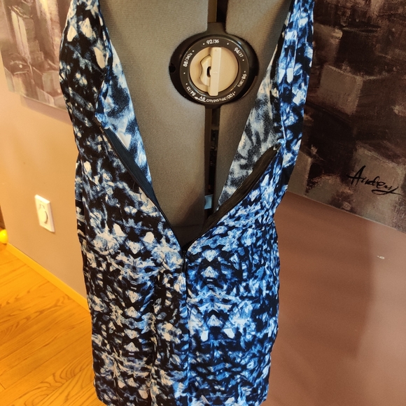 Maternity and Nursing Blue Blouse - Picture 4 of 7